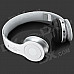 AT-BT802 Bluetooth V2.1 Stereo Headset Headphone for Mobile / Computer + More - White + Black + Grey