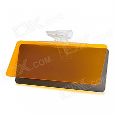 ShunWei SD-2303 2-in-1 Day / Night Car Anti-Glaring Sun Visor Board - Grey + Yellow