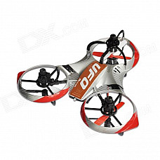 Huawei 3220 4CH 2.4G R/C Mini UFO Aircraft w/ 6-Axis gyro - Red+Silver