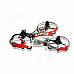 Huawei 3220 4CH 2.4G R/C Mini UFO Aircraft w/ 6-Axis gyro - Red+Silver