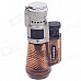 COHIBA Fashionable Windproof Butane Lighter - Brown + Black + Silver