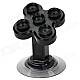 JX1-012 Universal 360 Degree Rotation Car Mount Holder w/ Suction Cup for Samsung Iphone - Black