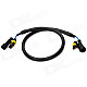 HID Bulb Extender High Voltage Extension Cables for Car - Black (50 CM)