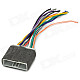 Car CD DVD Audio Power Connector Plug Cable for Honda Civic - Multicolored