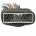 Car CD DVD Audio Power Connector Plug Cable for Honda Civic - Multicolored