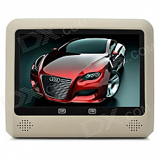 Nanba NST-A901M 9" Touch Screen Car Headrest DVD Player w/ SD / 2-CH AV - Khaki + Black