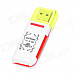 Multi-in-One USB 2.0 MicroSD / TF / SD / M2 / MS Memory Card Reader - White + Red + Yellow