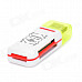 Multi-in-One USB 2.0 MicroSD / TF / SD / M2 / MS Memory Card Reader - White + Red + Yellow