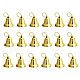 Christmas Tree Decorative Bells - Golden (18 PCS)