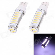 T10 10W 750lm 20 x SMD 7020 LED White Light Car Steering / Signal / Corner Lamp - (DC 12V / 2 PCS)