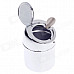 635AD Creative Hand Control Button Zinc Alloy Spring Lid Ashtray - Silver