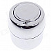 635AD Creative Hand Control Button Zinc Alloy Spring Lid Ashtray - Silver