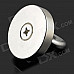 D50mm Round Pick Up Magnet w/ Hook - Silver