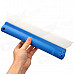 Silicone Car Surface Cleaning Water Wiper Scraper Tool - Blue + White