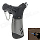 MENGHU 4677 High Quality Windproof Lighter w/ Cover - Black + Titanium