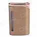 6471 Fashionable Business Green Flame Butane Lighter - Copper