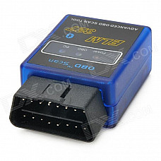 LI-ELM327 ELM327 V1.5 Car Vehicle Mini Bluetooth OBD-II Code Reader Scanner - Blue + Black