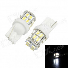 Merdia T10 3W 150lm 20-SMD 1206 LED White Light Canbus Car License Plate Light - (2 PCS / 12V)