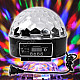 XL-10 Voice Remote Control 24W 6 x LED RGB Crystal Ball Disco DJ Stage Light - Black (AC 90~270V)