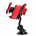 FLY S2168W-C Universal 360 Degree Rotation Car Holder Mount for Iphone / HTC + More - Black + Red