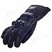 MADBIKE MD015# Stylish Waterproof Warm Full Finger Motorcycle Racing Gloves - Black (Pair / Size-L)