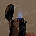 5350 High Quality Alloy Butane Jet Torch Cigar Lighter - Black Ice