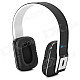 AT-BT803 Bluetooth v3.0 + EDR Stereo Headphones w/ Microphone - Black + White
