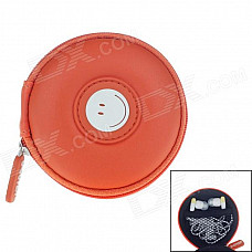 G-COVER Smiling Face Headset / Memory card / Cable Storage Bag - Orange