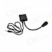 Geekwire C-HVA HDMI Male to VGA Female + 3.5mm Audio Jack Converter Adapter w/ Audio Cable - Black