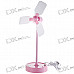 Desktop USB Powered Dutch Windmill Cooling Fan (Cable Length 120CM)