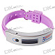 0.9" OLED Bluetooth Incoming Call Vibrate Alert Bracelet with Caller ID Display (Pink)