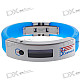 0.9" OLED Bluetooth Incoming Call Vibrate Alert Bracelet with Caller ID Display (Blue)