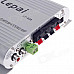 Lepai LP-838 60W Multifunction Stereo Car Audio Power Amplifier - Silver