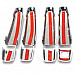 Protective Electroplating ABS Car Door Handle Covers Set for Chevrolet Cruze - Silver + Red