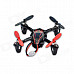 Hubsan X4 H107C 2.4G 4CH R/C Quadcopter w/ 0.3MP Camera - Black + Red (Mode 2)