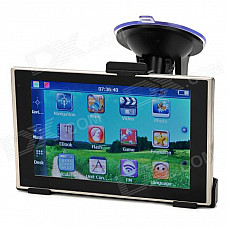 BT-504 5" TFT Resistive Win CE 6.0 Car GPS Navigator w/ 4GB ROM / IGO Brazil Map - Black