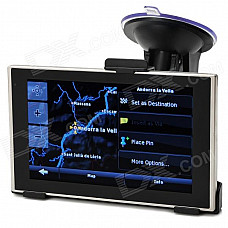 BT-858 5" Win CE 6.0 MT3551 GPS Navigator w/ 4GB ROM / IGO EU Map / TF - Black + Silver