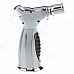 JOBON 6650 High Grade Butane Jet Torch Lighter - Silver + Black