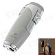 5350 High Quality Aluminum Alloy Butane Jet Torch Cigar Lighter - Silver