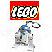 Genuine LEGO® Star Wars R2D2 LED Keychain light