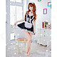 Maid Role Women's Play Costumes - Black + White (Free Size)