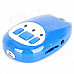 201 Mini SIRF3 GPRS / GSM Position Tracker w/ Strap - Blue + White (EU 100~240V)