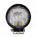 27W 6500K 2160lm 9-Epistar LED Work Light 30 Degree White Light Off-road Lamp (9~32V)