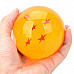 Q76-4 Four Stars Resin Acrylic Ball Toy - Orange