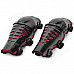 FG FG-112 Cool Protective PE + EVA + Neoprene Knee Guard for Riding Motorcycle - Black + Red (2PCS)