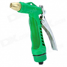 High Pressure Car Washing / Cleaning Gardening Gun w/ Valve Set - Green + Black + Silver