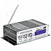 HY-502 160W 2-CH Hi-Fi MP3 Amplifier w/ FM / SD / USB for Car / Motorcycle - Black + Silver (16G)