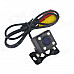 4.3" Foldable Vehicle-Mounted Display + Waterproof Camera / 4-IR LED - Black