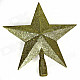 Star Style Christmas Top Tree Decorative Pendant - Golden