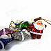 Christmas Santa Claus Decoration for Christmas Tree - Yellow + Red + Green + Blue + Silver + Purple